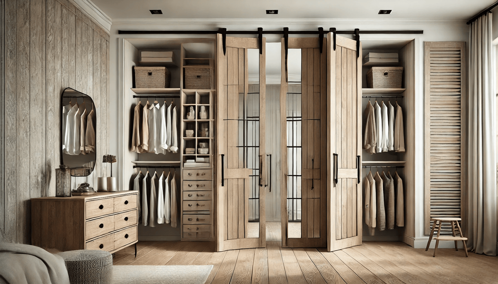 13 Closet Door Ideas That Combine Style and Function - Prismora Lab